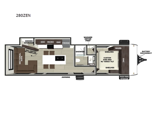 Salem 280ZEN Floorplan