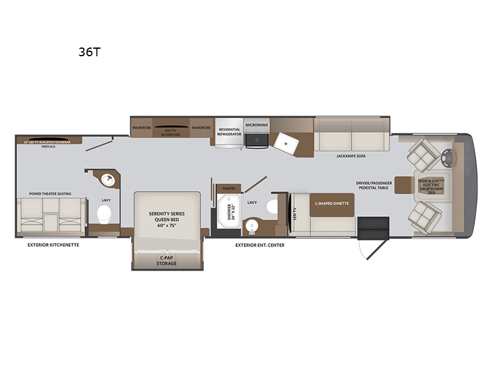 Invicta 36T Floorplan Image