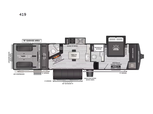 Fuzion 419 Floorplan Image