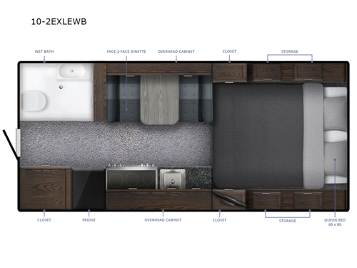 Limited Edition 10-2EXLEWB Floorplan