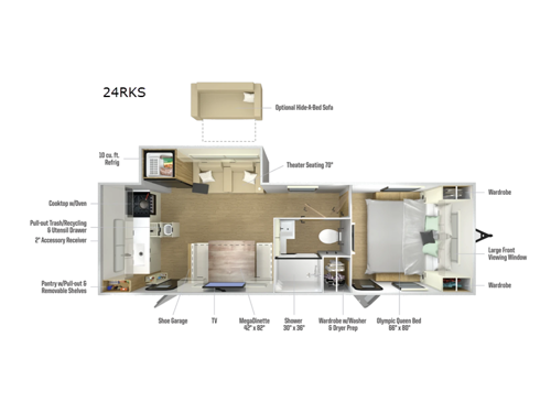 Thrive 24RKS Floorplan Image