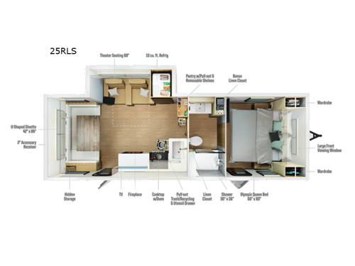 Thrive 25RLS Floorplan Image