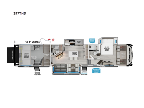 Momentum 397THS Floorplan Image