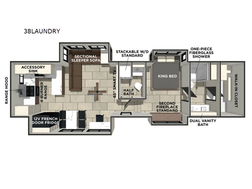 Sanibel 38LAUNDRY Floorplan Image