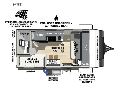 IBEX 16MKD Floorplan Image