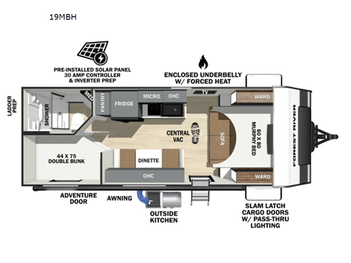 IBEX 19MBH Floorplan Image