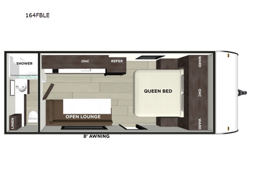 Salem FSX 164FBLE Floorplan Image