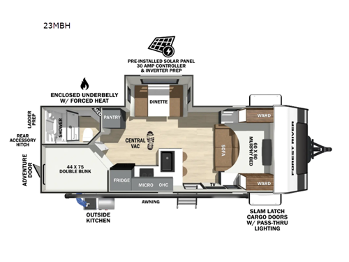 IBEX 23MBH Floorplan Image
