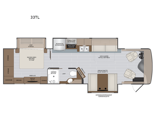 Nautica 33TL Floorplan Image