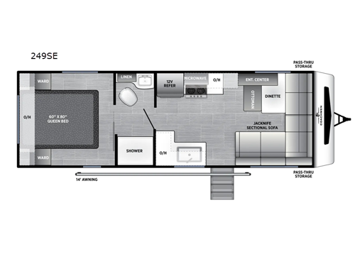 Freedom Express Select 249SE Floorplan Image