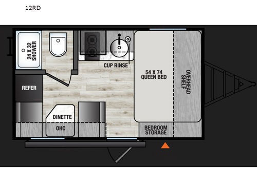 Clipper 3K Series 12RD Floorplan