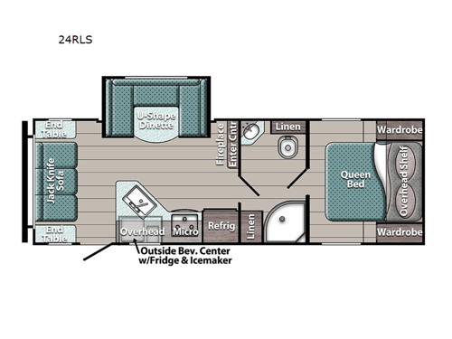 Ameri-Lite Ultra Lite 24RLS Floorplan