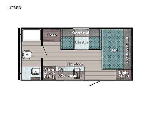 Ameri-Lite Super Lite 178RB Floorplan