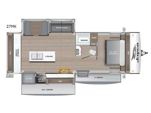 Jay Feather 27MK Floorplan Image