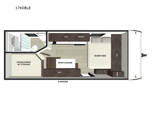 Salem FSX 174DBLE Floorplan Image