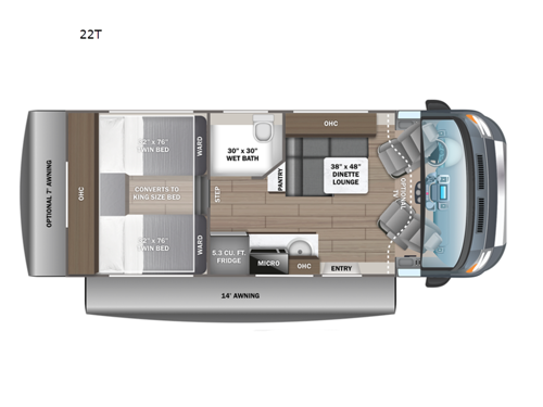 Condor 22T Floorplan Image
