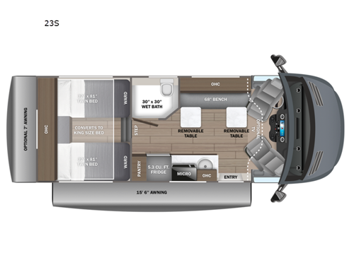 Condor 23S Floorplan Image