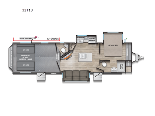 Valor All-Access 32T13 Floorplan Image