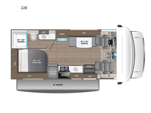 Odyssey SE 22E Floorplan Image
