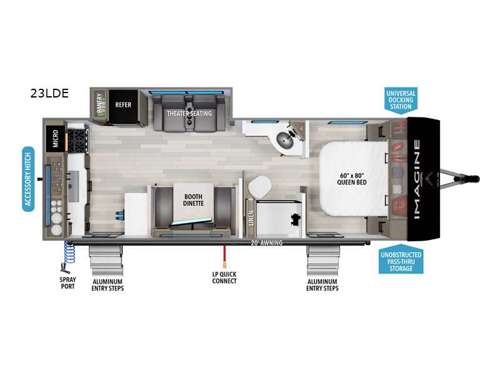 Imagine XLS 23LDE Floorplan Image