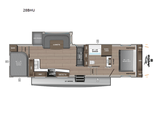 Eagle SLE 28BHU Floorplan