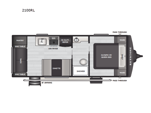Springdale Classic 2100RL Floorplan Image