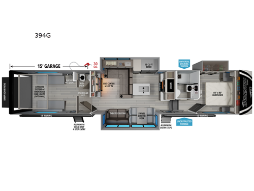 Momentum G-Class 394G Floorplan Image