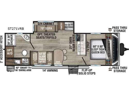 SportTrek ST271VRB Floorplan