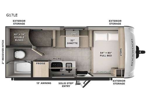 Rockwood GEO Pro G17LE Floorplan Image