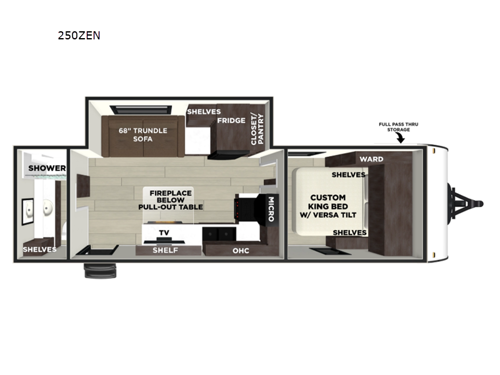 Wildwood 250ZEN Floorplan