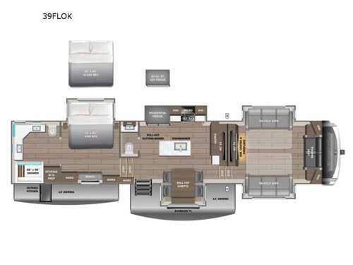 Pinnacle 39FLOK Floorplan Image