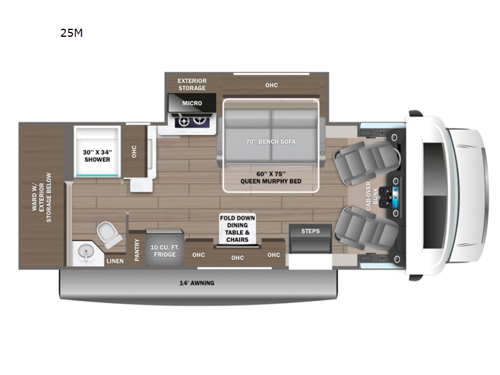 Qwest 25M Floorplan Image