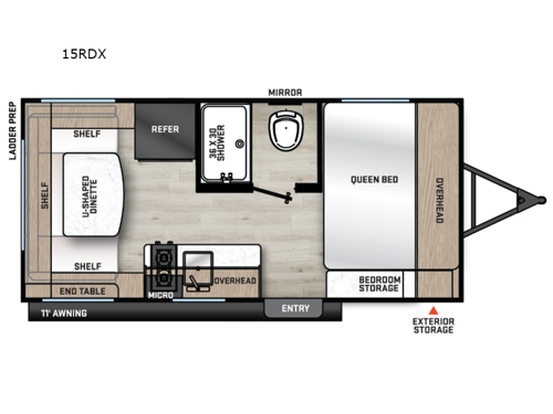 Aurora Light 15RDX Floorplan