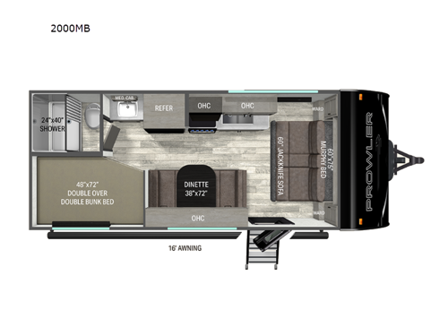 Prowler 2000MB Floorplan