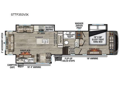 SportTrek Touring Edition STTF353VIK Floorplan