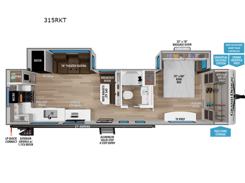 Transcend 315RKT Floorplan
