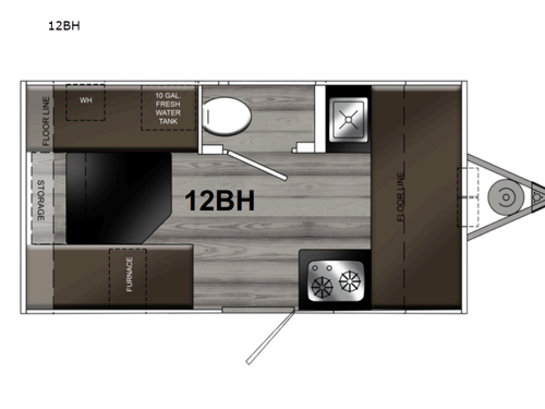 Rove Lite Sport 12BH Floorplan