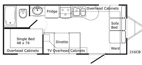 Used 2008 Pacific Coachworks Tango 216CB Travel Trailer at Arbutus 