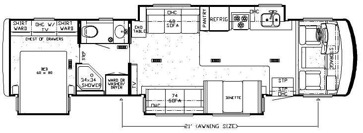 2008 Newmar grand star 3752