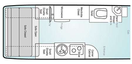 Floorplan - 2008 Leisure Travel Free Spirit LSS Free Spirit Floorplan