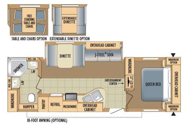 Floorplan - 2010 Starcraft  Autumn Ridge SE 285RBS