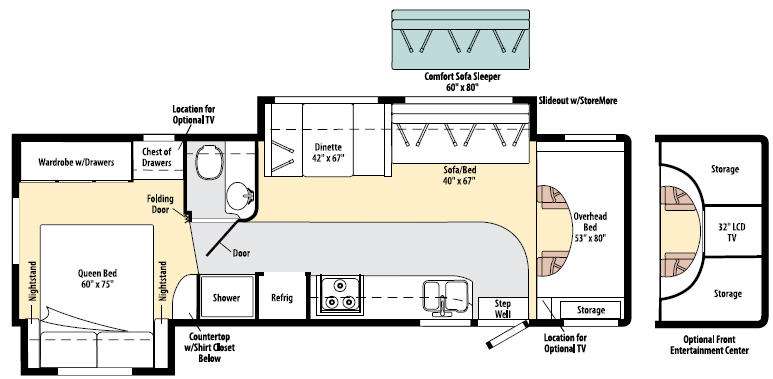 Used 2010 Winnebago Outlook 31C Motor Home Class C at Blue