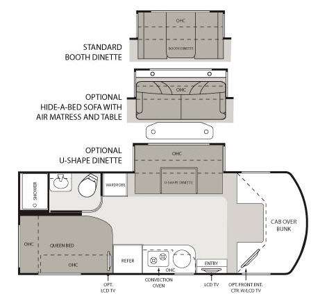 Used 2009 Four Winds RV Chateau Citation Sprinter 24SA Motor Home Class ...