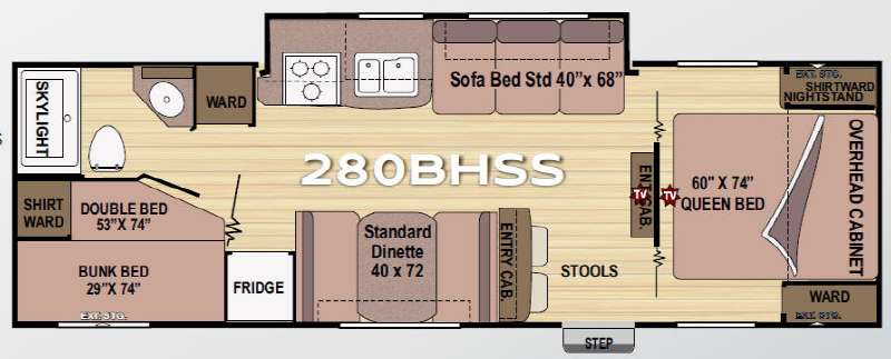 2010 Outdoors RV Manufacturing 280bhss