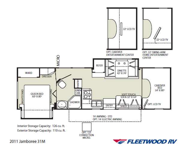 Used 2011 Fleetwood RV Jamboree 31M Motor Home Class C at Bish&rsquo;s 