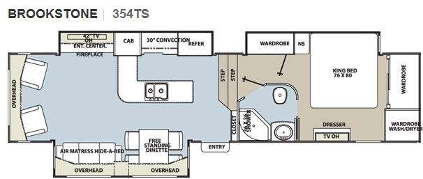 Used 2011 Coachmen RV Brookstone 354TS Fifth Wheel at General RV