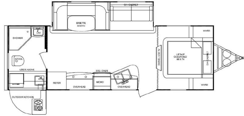 Floorplan - 2011 Cruiser ViewFinder V-27RBSS