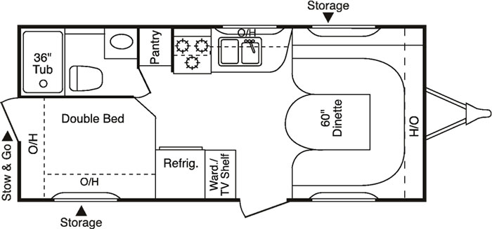 2006 keystone 2025 zeppelin 278rl floorplan