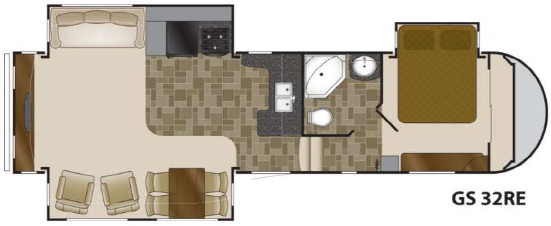 Floorplan - 2012 Heartland Greystone 32RE