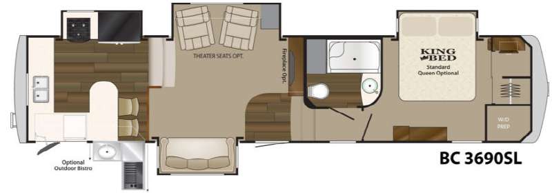 Floorplan - 2013 Heartland Big Country 3690 SL